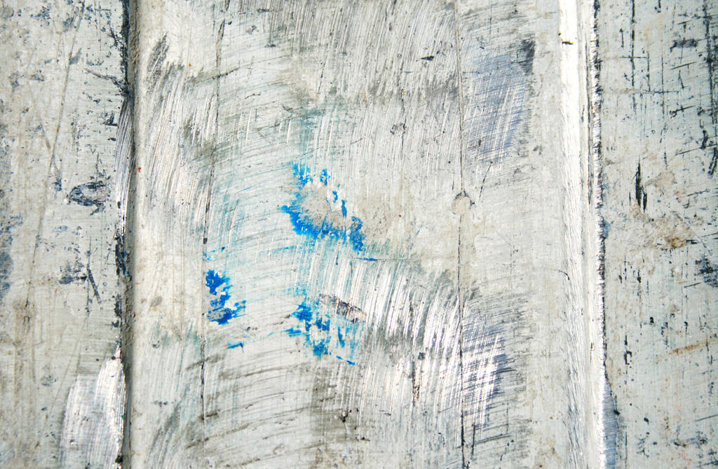 Metal Texture with blue paint