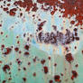 Silverish rust stain on mint container