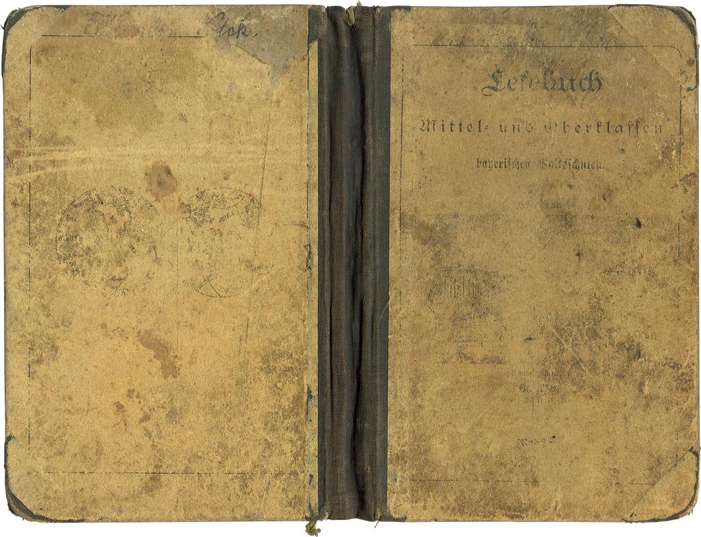 Antique stained book cover | PNG by mercurycode