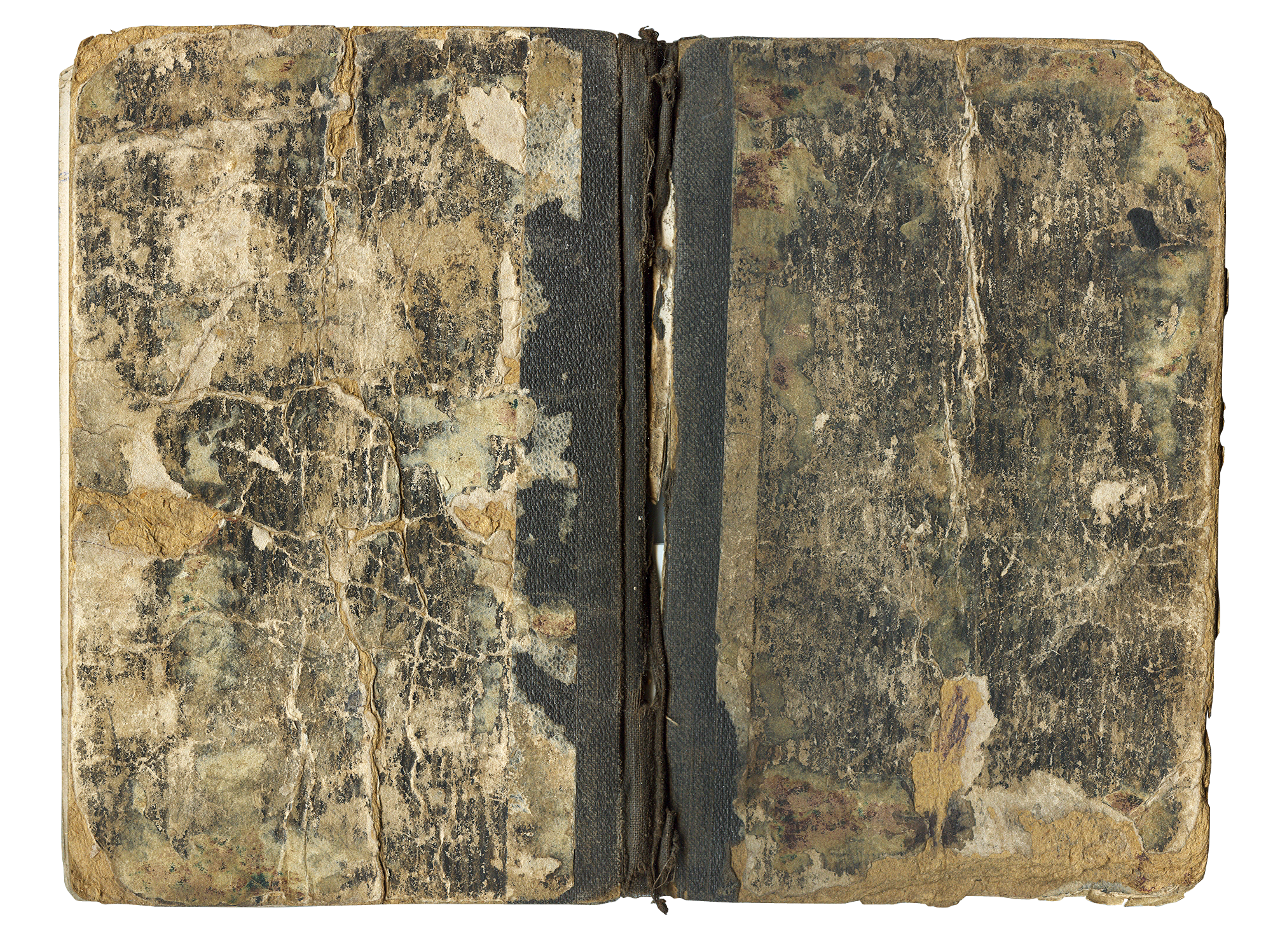 Antique stained book cover II