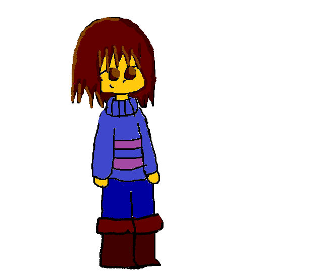 Frisk undertale fanart by sansuniverse6789 on DeviantArt
