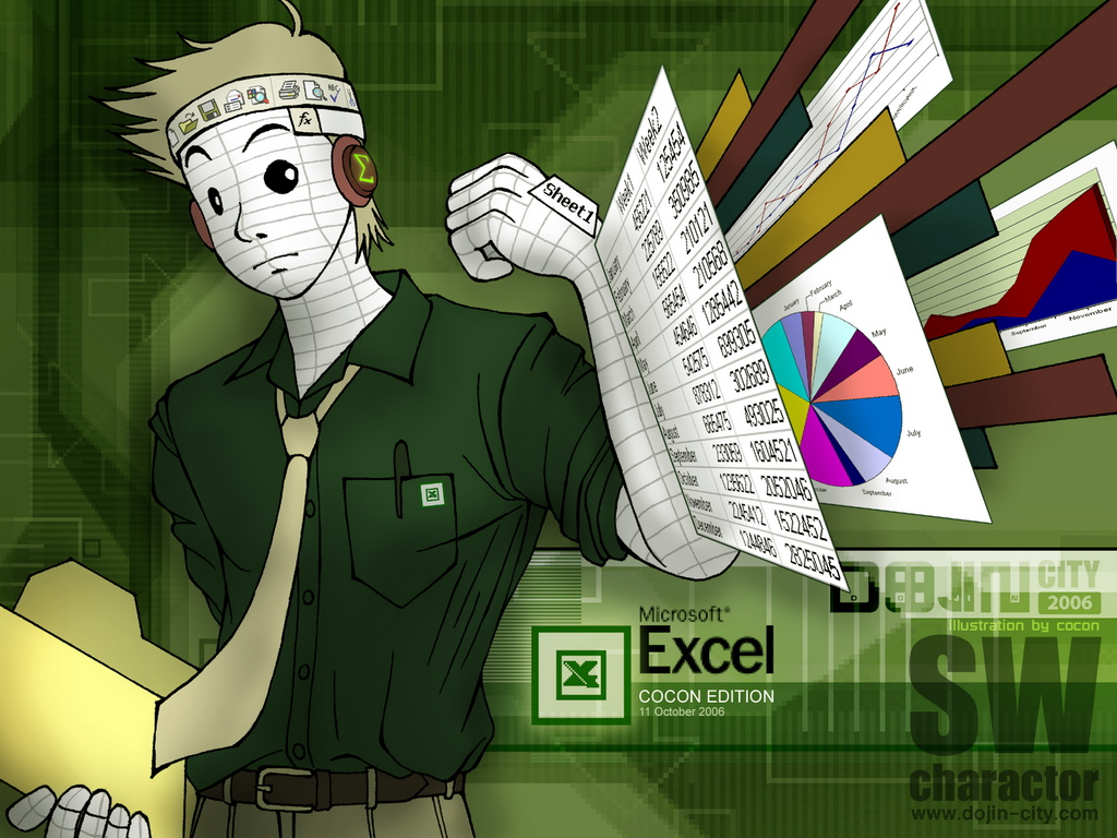 Microsoft Excel Man by cocon on DeviantArt