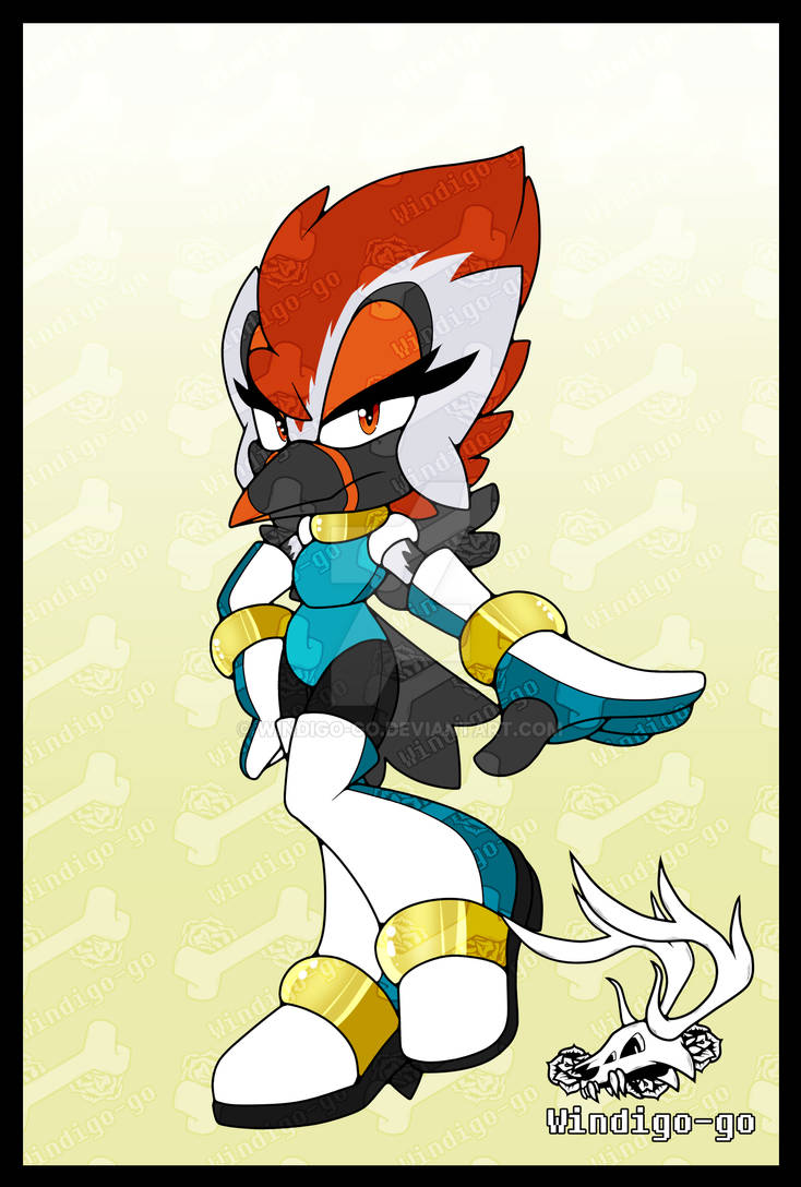 Mobain R {A} Mobian Woodpecker {CLOSED} by Windigo-go on DeviantArt