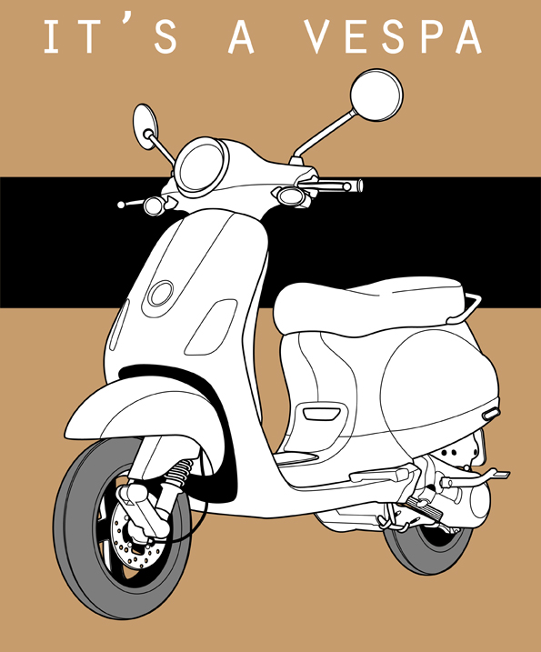 it's a vespa