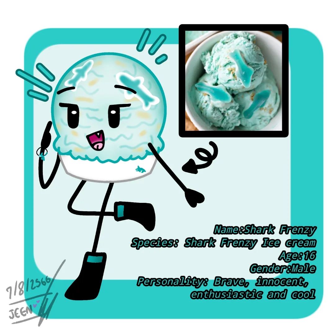 Shark Frenzy ( My OC ) by JeenTheDrawing on DeviantArt