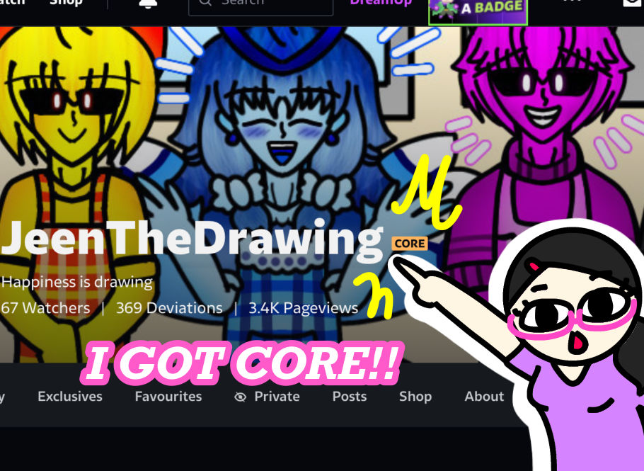 I GOT CORE!! by JeenTheDrawing on DeviantArt