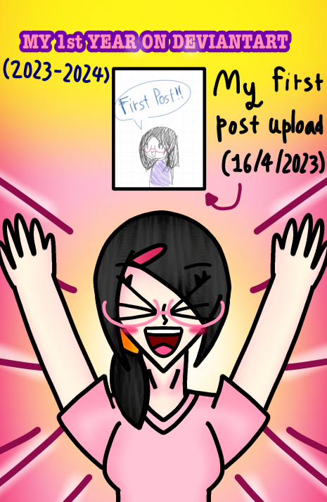 My 1st year on DeviantArt by JeenTheDrawing on DeviantArt