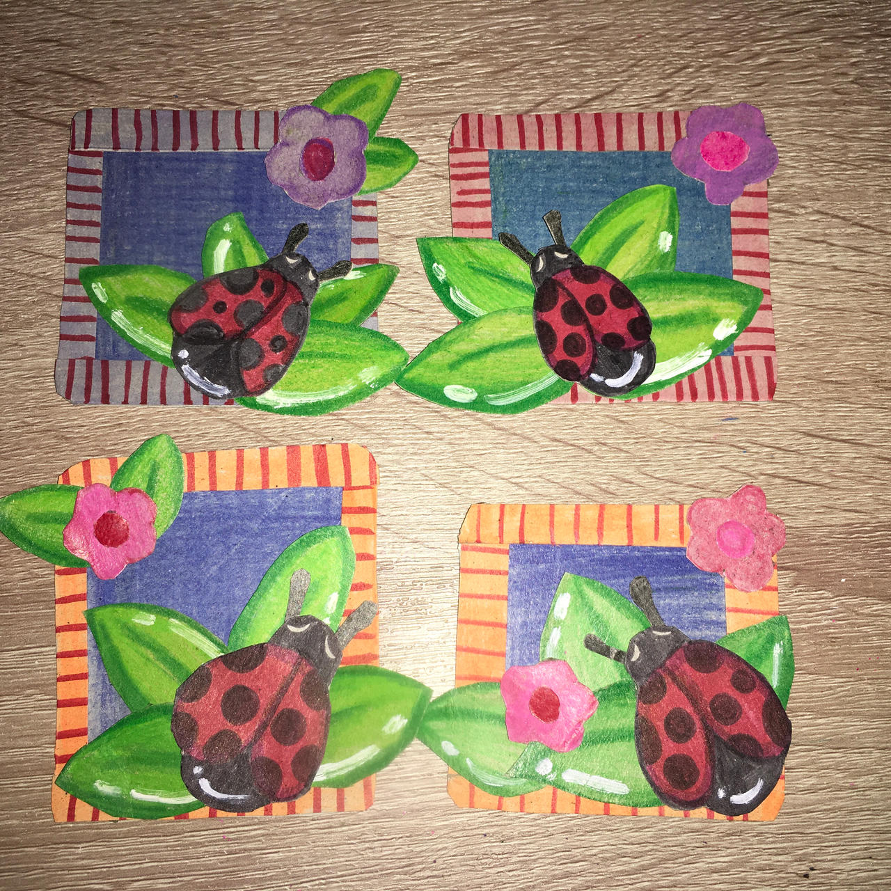 Cute ladybug themed ( Papercraft ) by JeenTheDrawing on DeviantArt