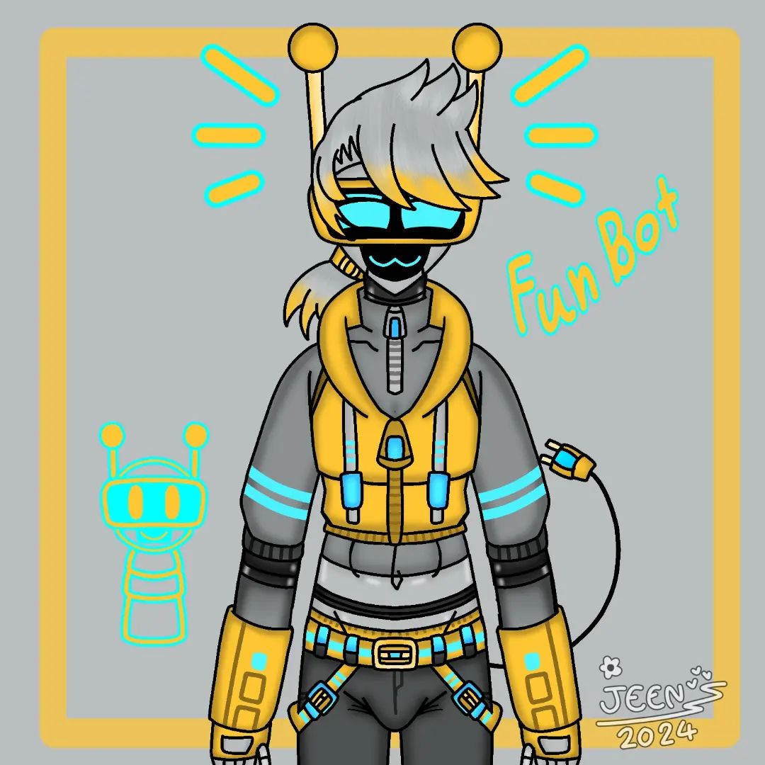 Fun Bot Ver. My Style ( Sprunki ) by JeenTheDrawing on DeviantArt