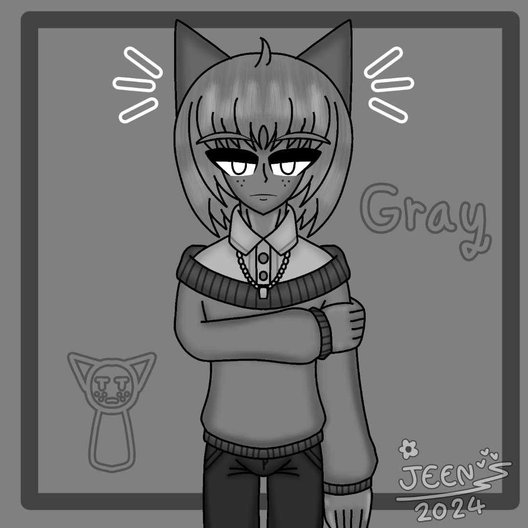 Sprunki Style. Deviantart Gray Ver.My Style ( Sprunki ) by JeenTheDrawing on DeviantArt