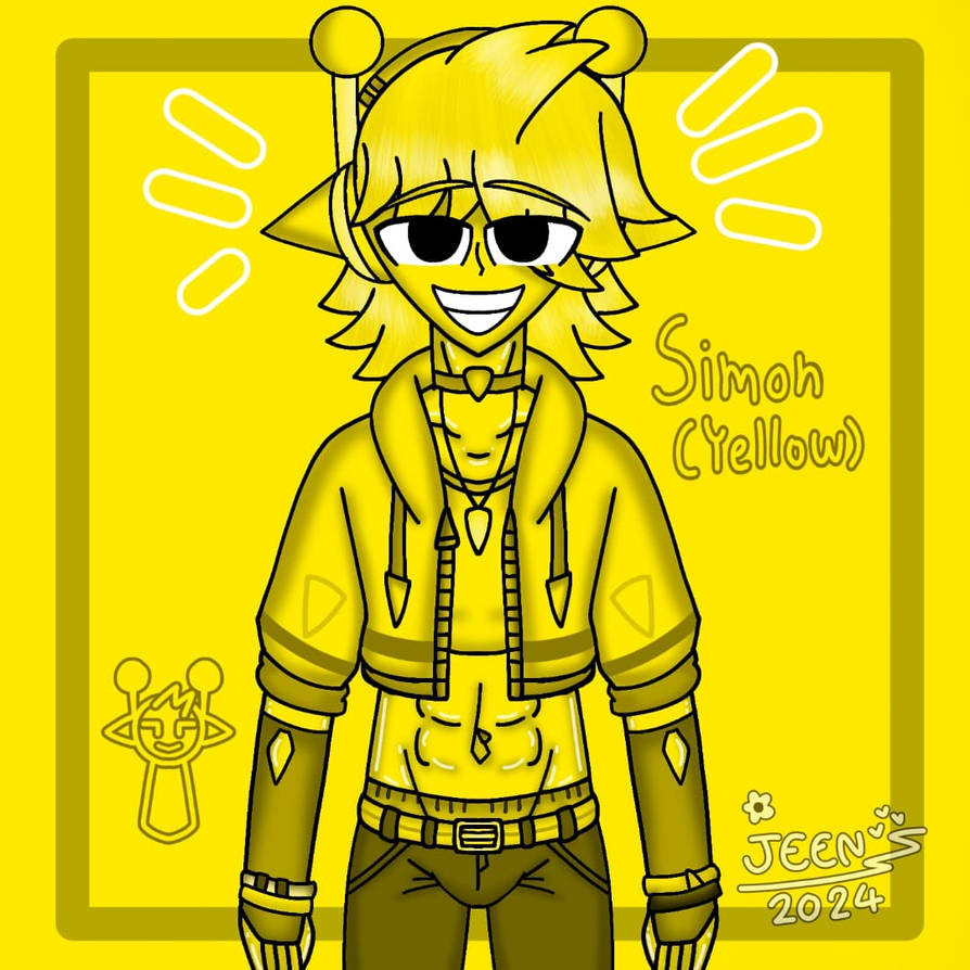 Simon Deviantart Simon Ver. My Style ( Sprunki ) by JeenTheDrawing on DeviantArt
