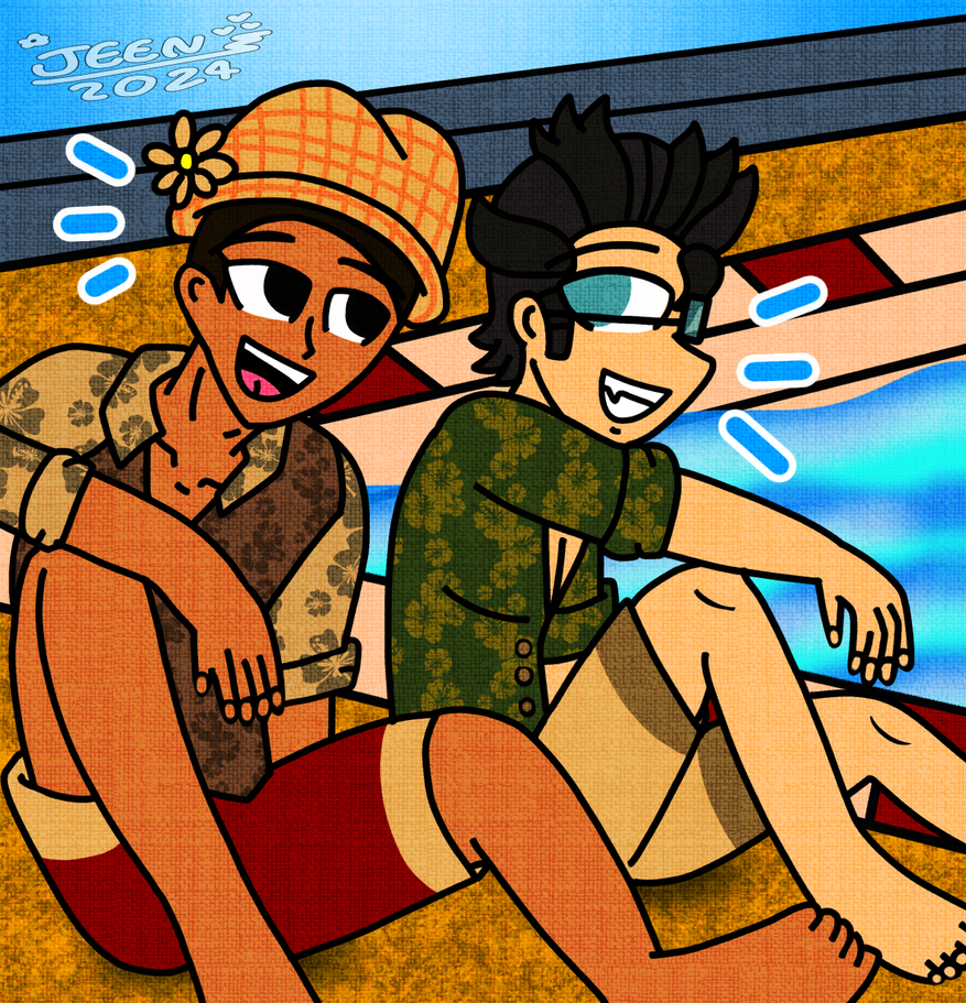 Ed Spence Pool Diego And Spencer (Pool Day) by JeenTheDrawing on DeviantArt