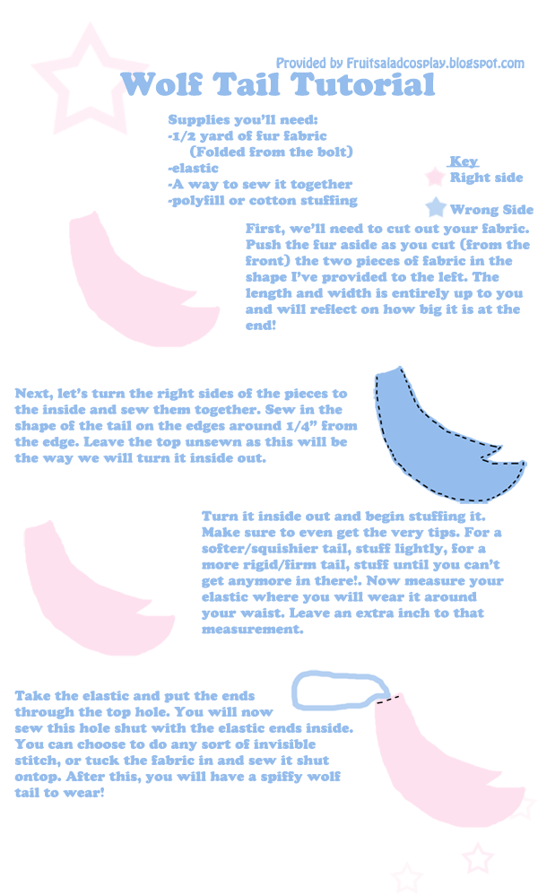 Wolf Tail Tutorial