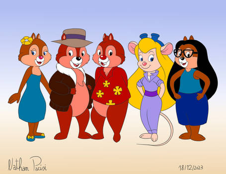 Chip, Dale and Girls