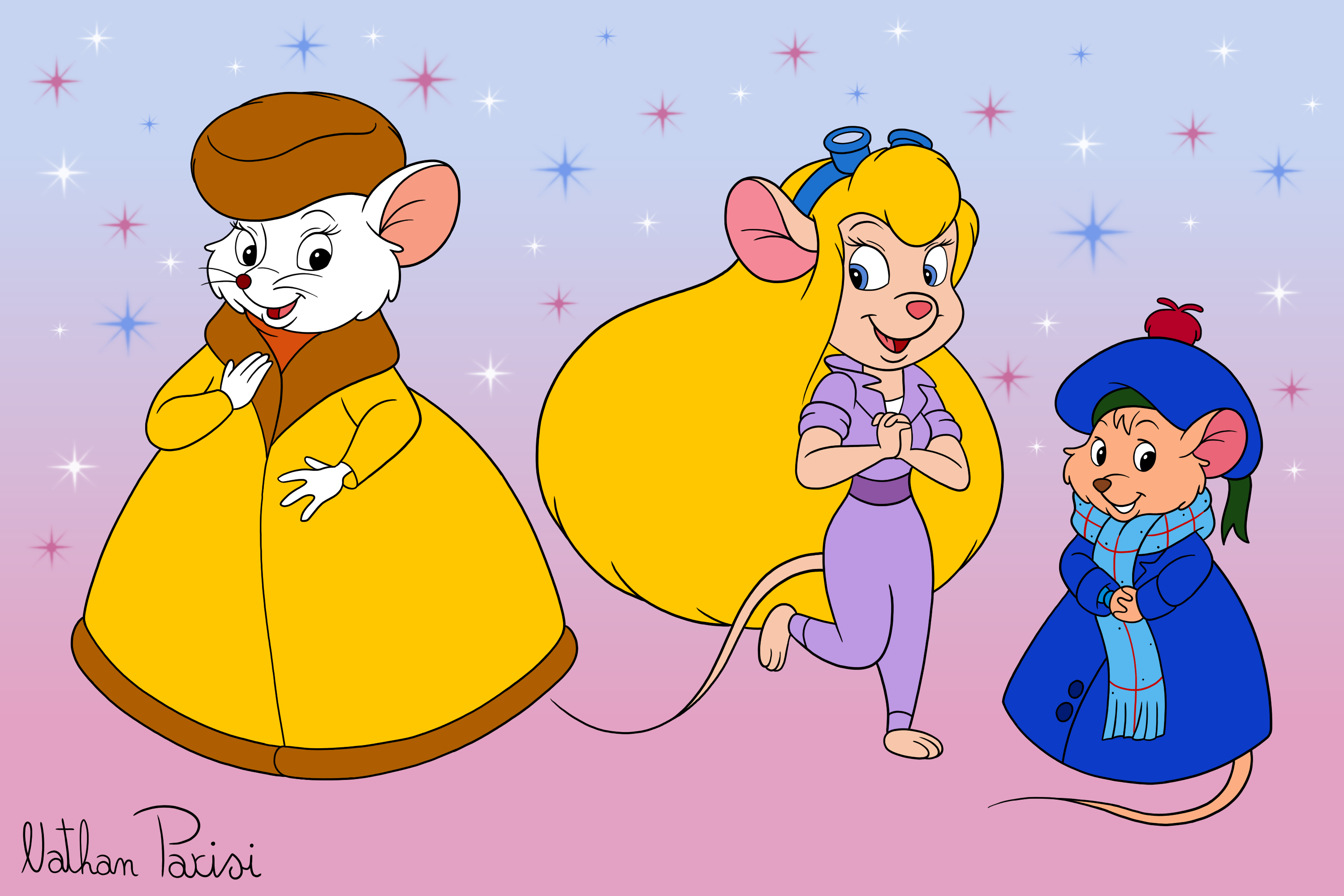 Disney Mice - 10 by NathanParisi on DeviantArt