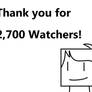 2,700 Watchers