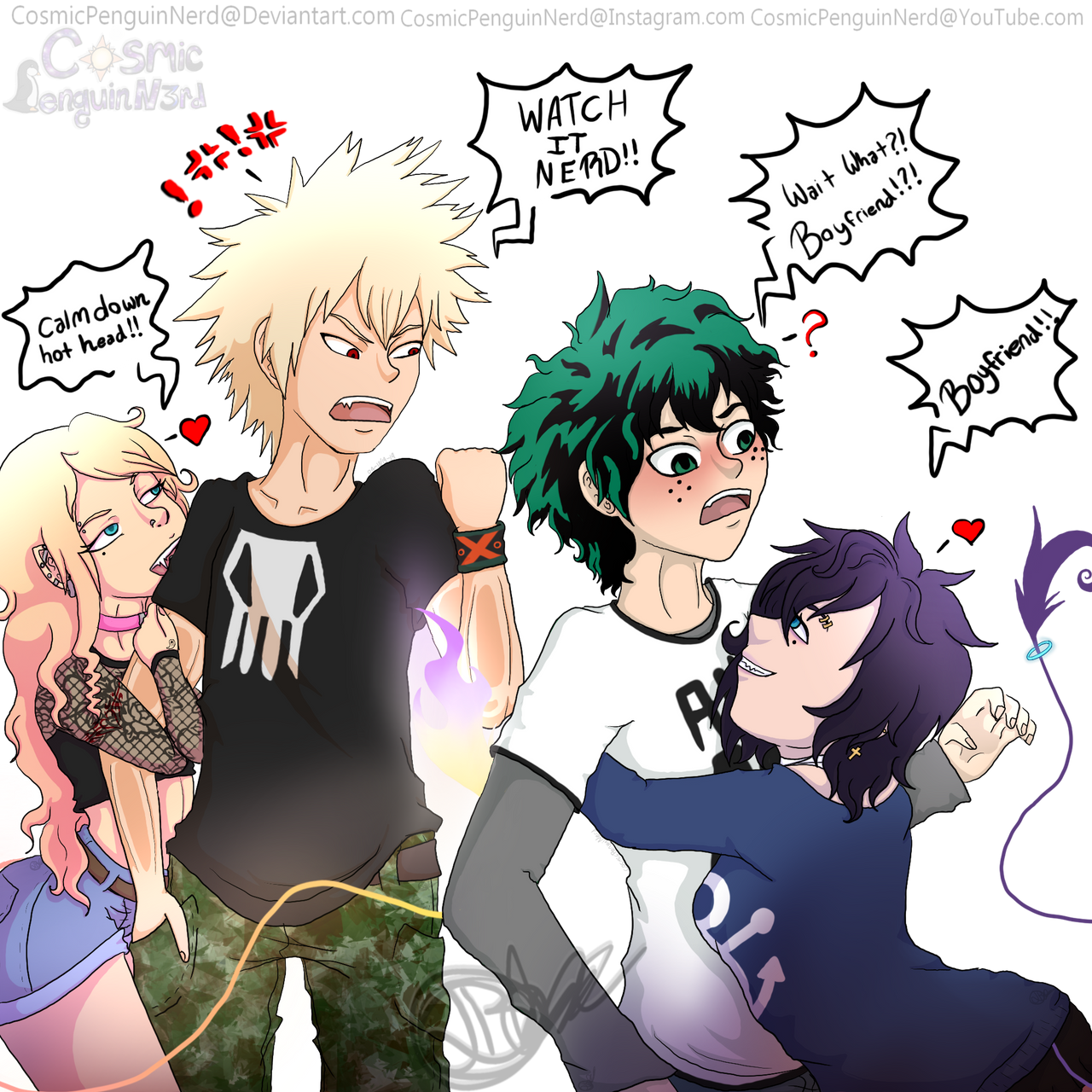 MHA Watch It Nerd by CosmicPenguinNerd on DeviantArt