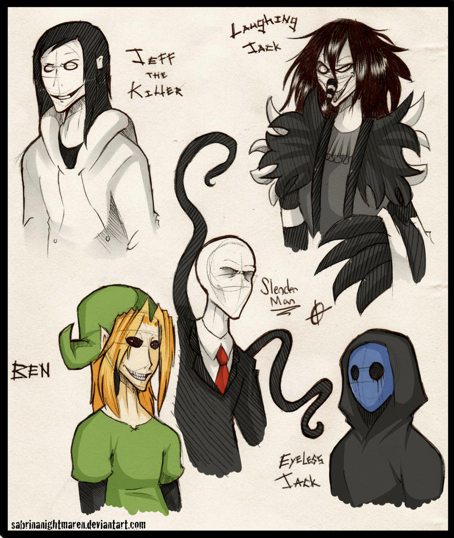 Creepypasta Doodles... Again Durrhurr