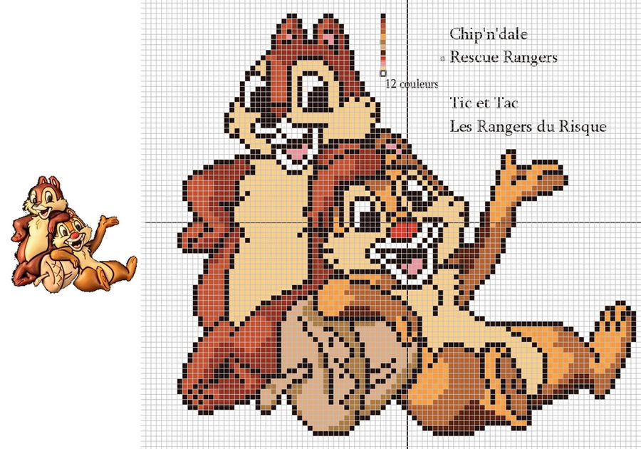 Rescue Rangers Pattern by Santian69 on DeviantArt