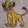 Simba cross stitch