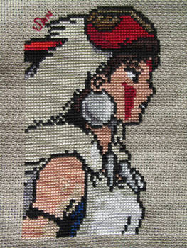 Mononoke Hime cross stitch