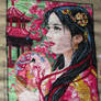 Asian Princess tapestry canvas