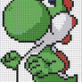 Yoshi cross stitch pattern