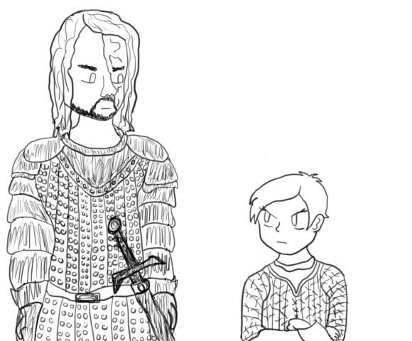 Arya and Sandor