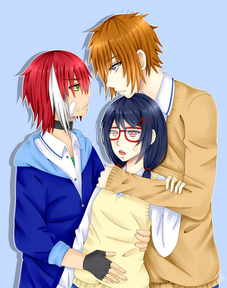 Love Triangle by KuroUsagi125 on DeviantArt