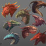 Dragon Heads designs