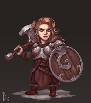 Dwarf Shieldmaiden