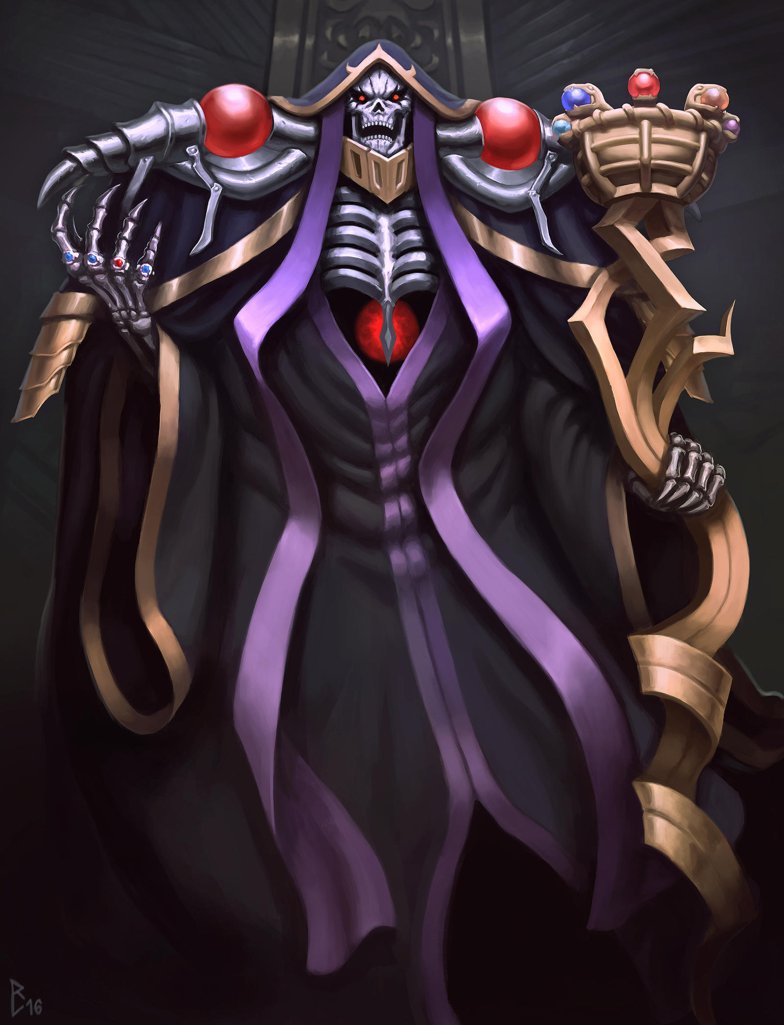 Ainz Ooal Gown by ArtDeepMind on DeviantArt