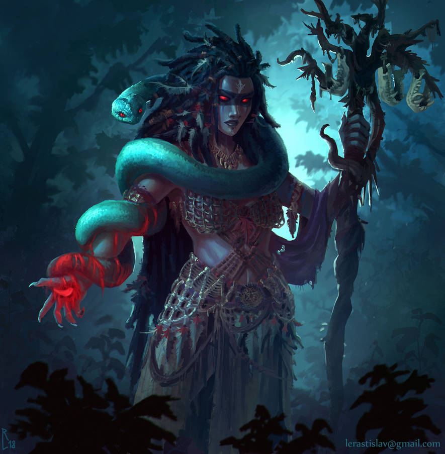 Blood Shaman by ArtDeepMind