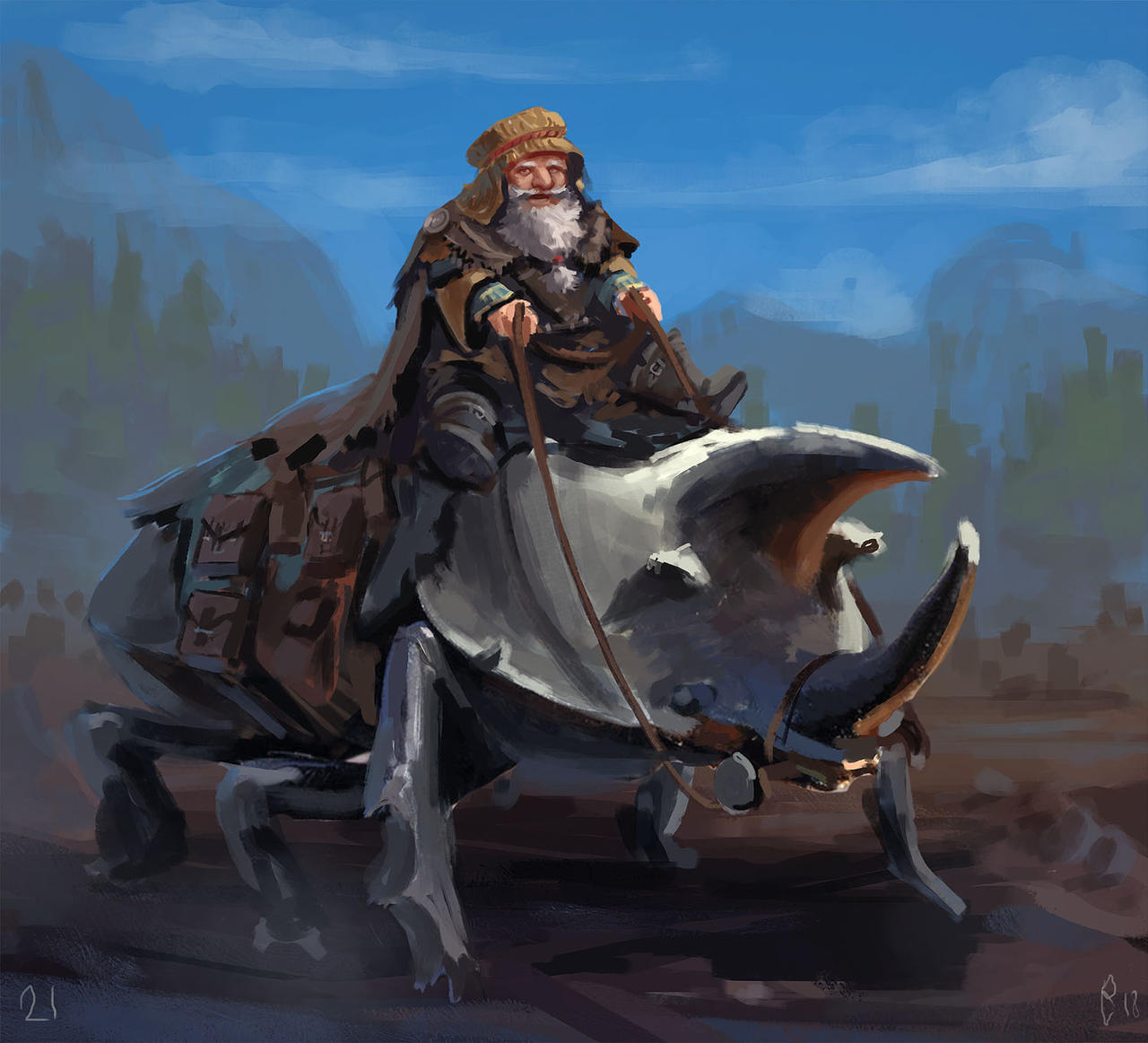 Dwarf Merchant by ArtDeepMind on DeviantArt