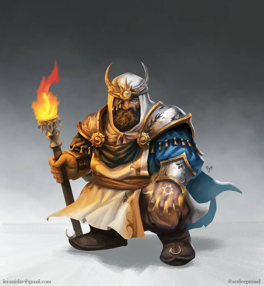 Dwarf Cleric by ArtDeepMind on DeviantArt
