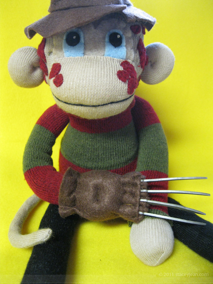 Freddy Krueger Sock Monkey