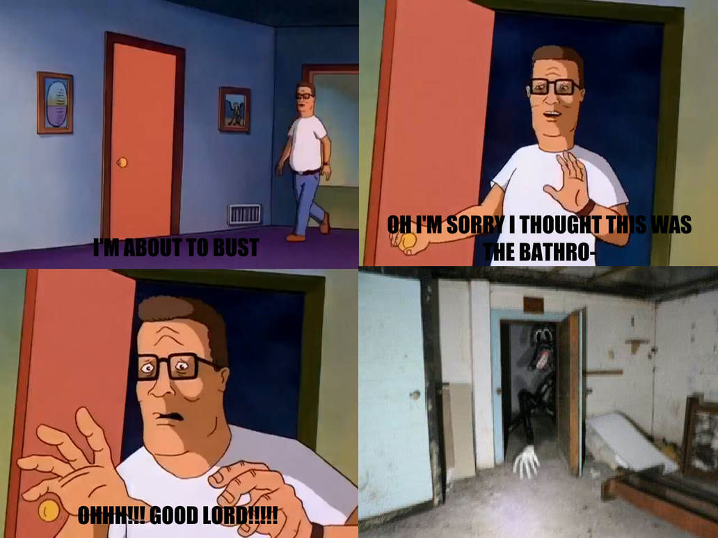 Hank Hill Walks In On cartoon dog by snivy0711 on DeviantArt