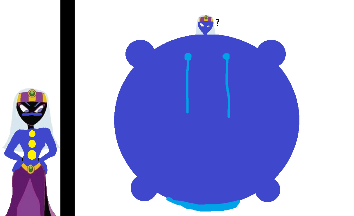 Queen Tyr'ahnee blueberry inflation by snivy0711 on DeviantArt