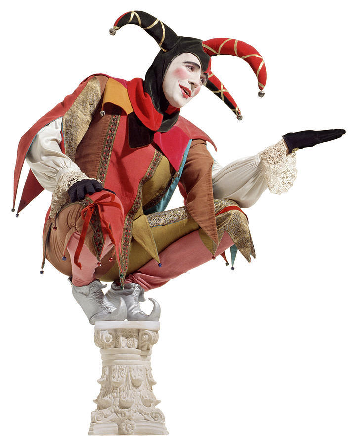 Jester crouching by clowncircusbufon on DeviantArt