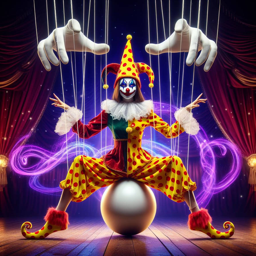 Mindlessly being controlled by clowncircusbufon on DeviantArt