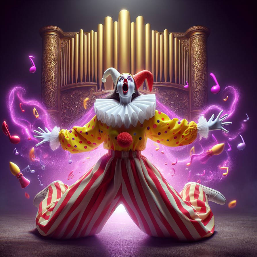 Falling to knees from the maddening song by clowncircusbufon on DeviantArt