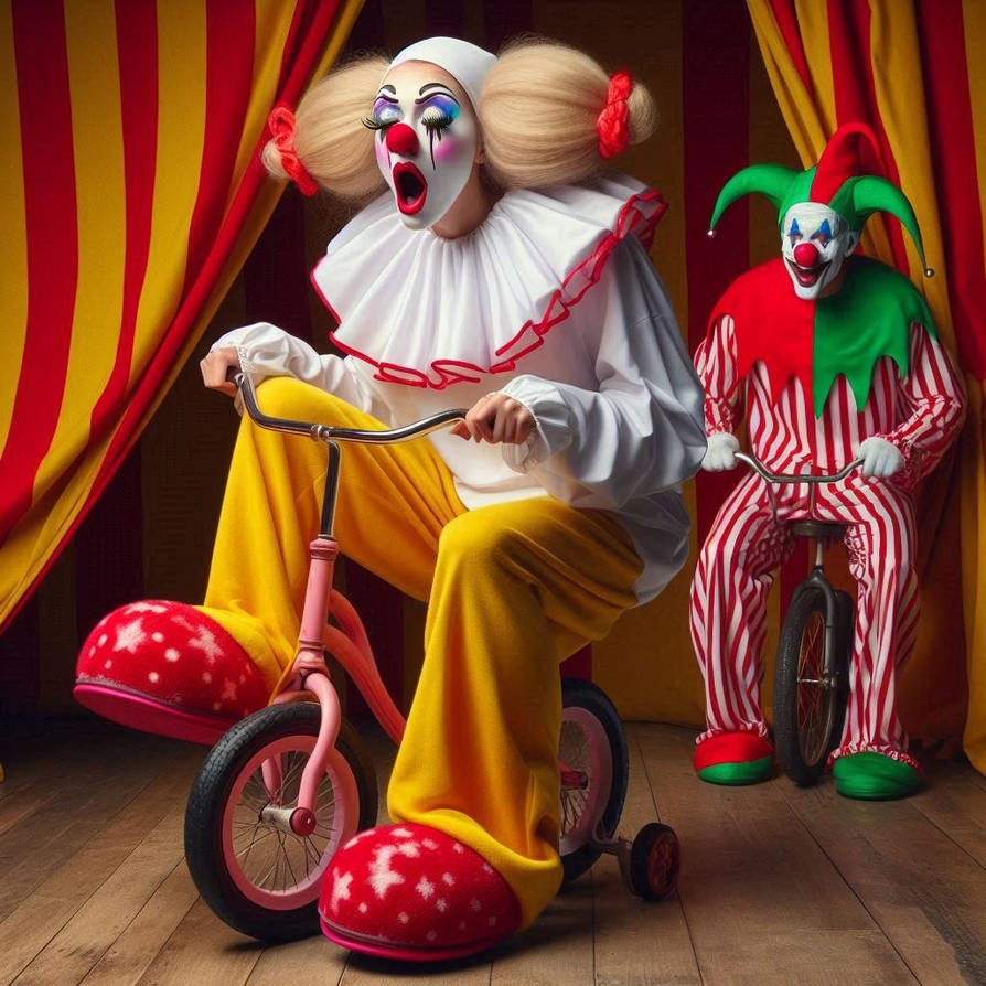 Don't think too hard! Just go on stage, be a fool by clowncircusbufon ...