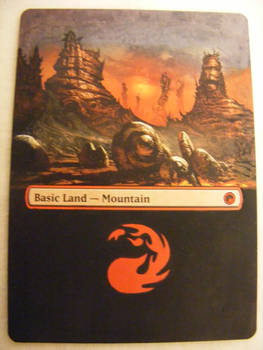 MTG Mountain -altered