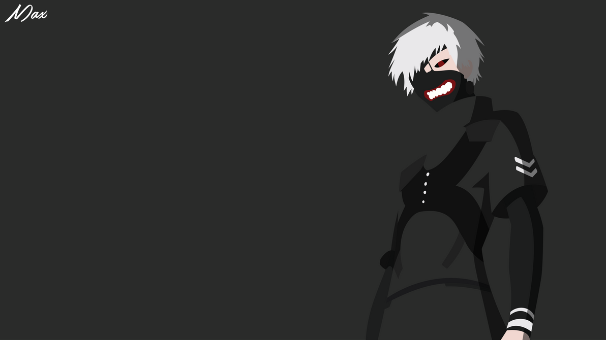 Ken Kaneki from Tokyo Ghoul Minimal Wallpaper by Max028 on DeviantArt Ken Kaneki from Tokyo Ghoul Minimal Wallpaper by Max028 on DeviantArt