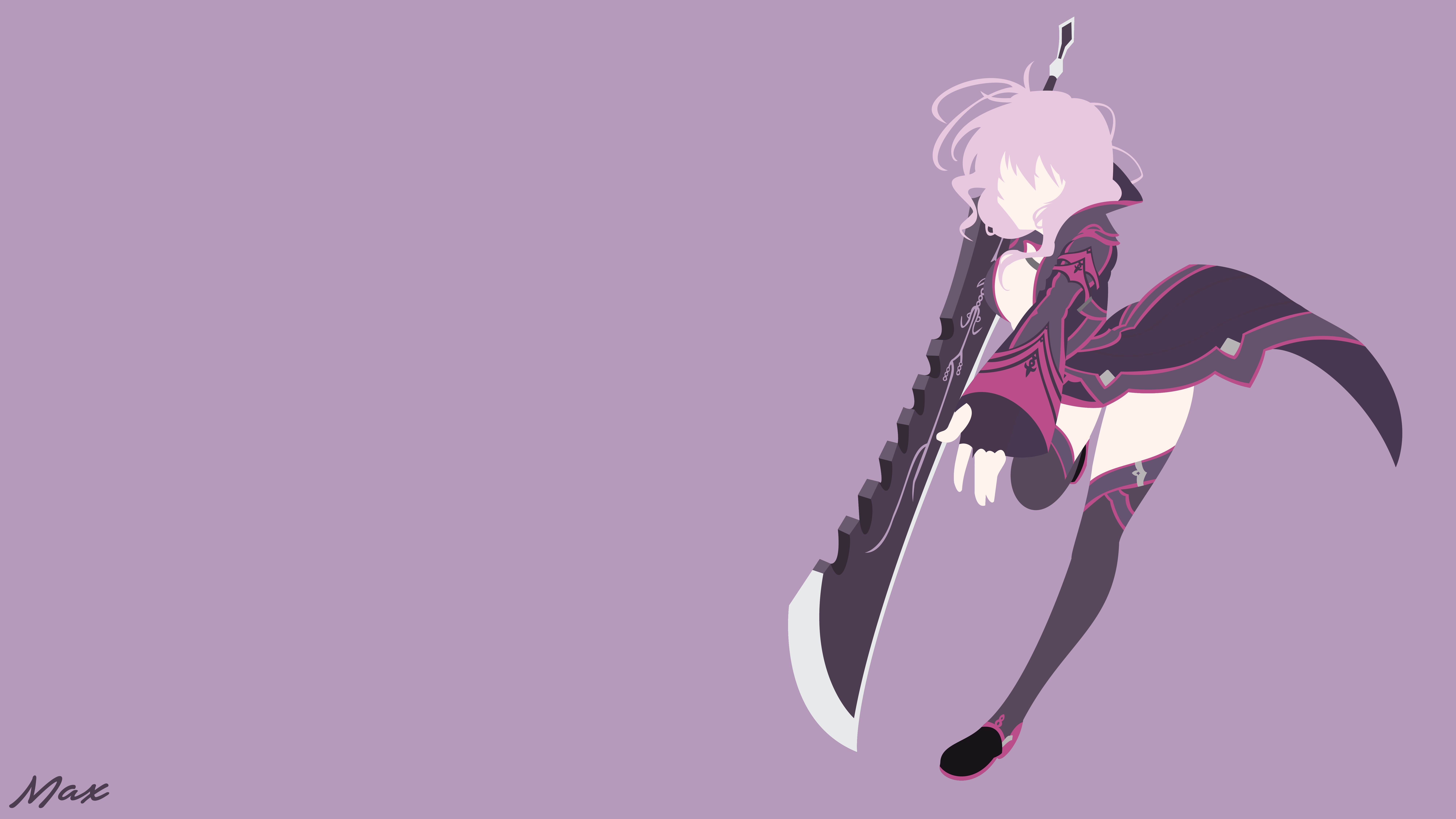 Strea (Sword Art Online Game) Minimal Wallpaper