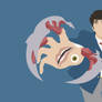 Shinichi and Migi (Kiseijuu) Minimal Wallpaper