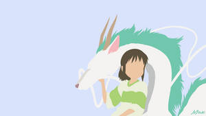 Chihiro and Haku (Spirited Away) Minimalist