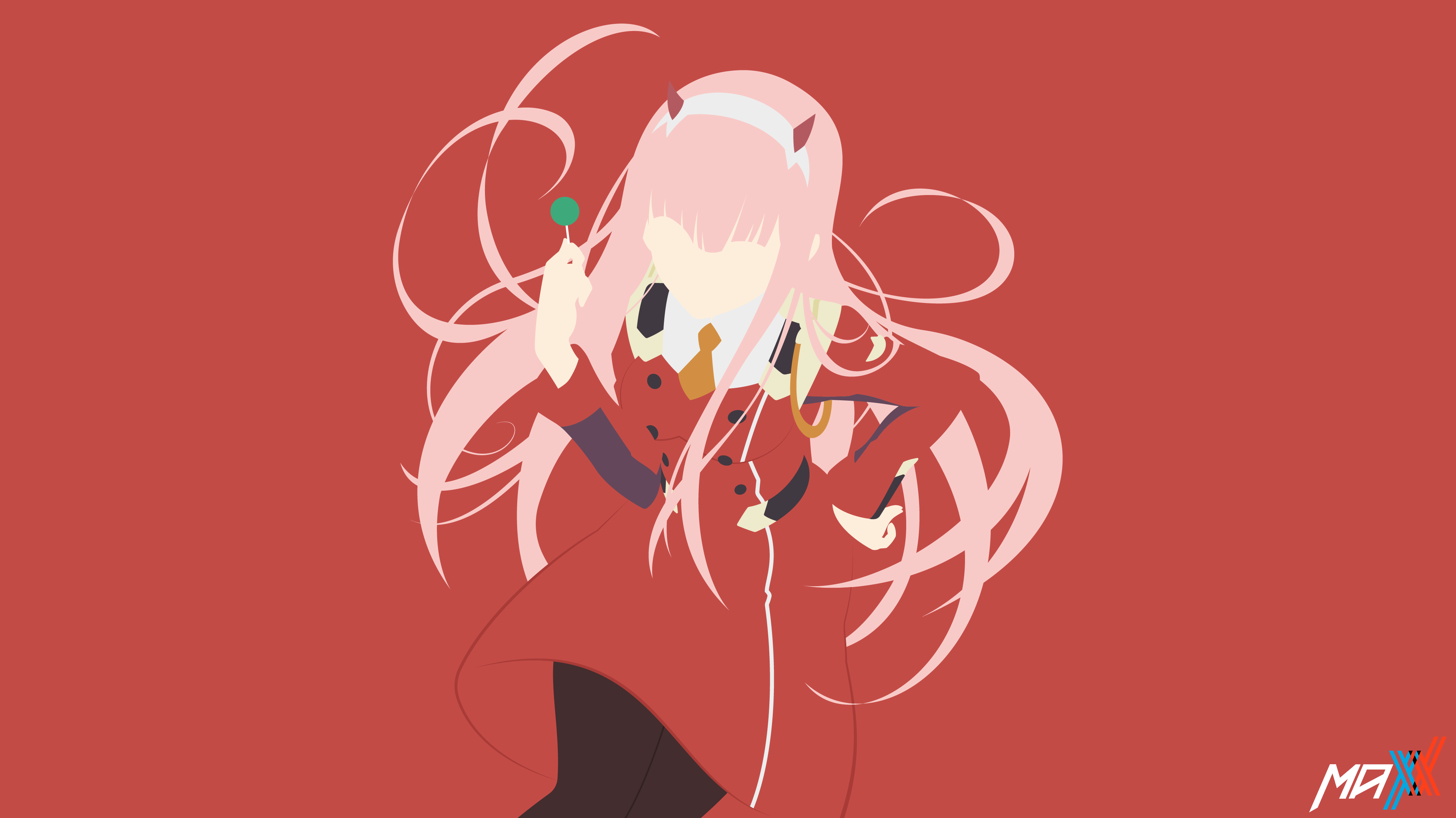 Zero Two (Darling in the FranXX) Minimalist by Max028 on DeviantArt