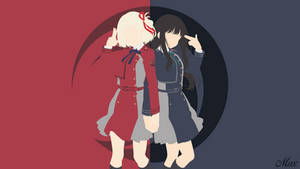 Chisato and Takina (Lycoris Recoil) Minimalist