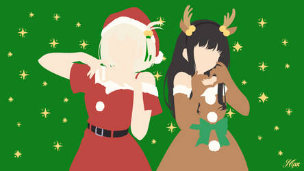 Chisato and Takina Xmas 2k23 (Lycoris Recoil) by Max028